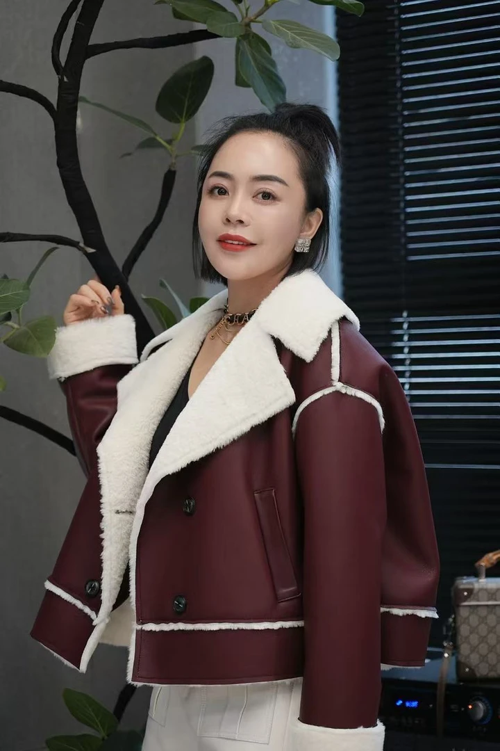 张洪波夫妇S-2024冬季新款机车版高端欧货外套-XME