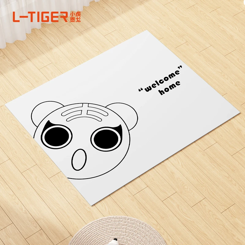 小虎泰戈宠物围栏防水地垫PVC免洗皮革卡通地垫裁剪防水防油垫子