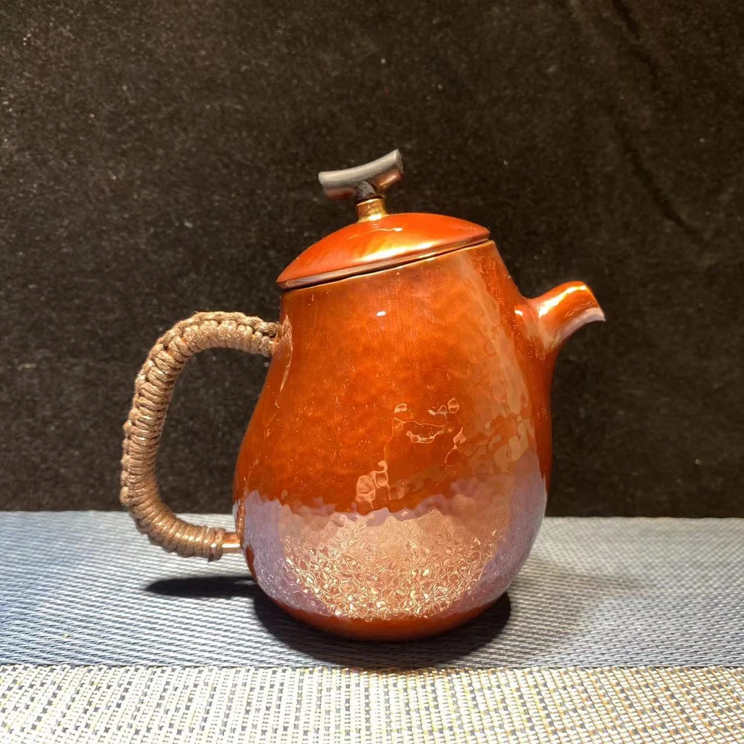 茶壶 紫铜茶壶 倔强小泡壶 任性泡茶壶240毫升 异形壶 工夫茶具