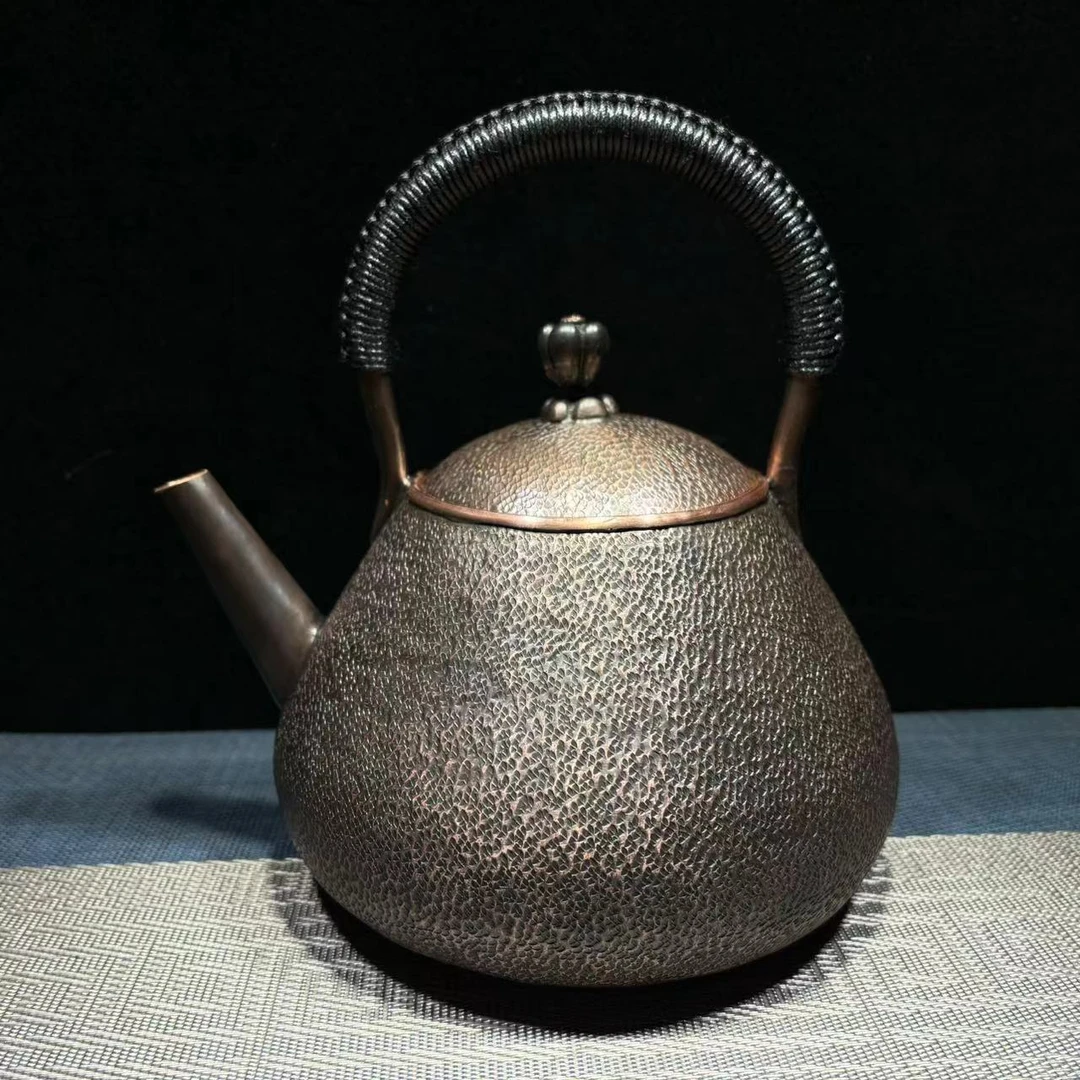 烧水壶 大柚子紫铜烧水壶 1.8升大号煮水壶  大称心 全手工紫铜壶