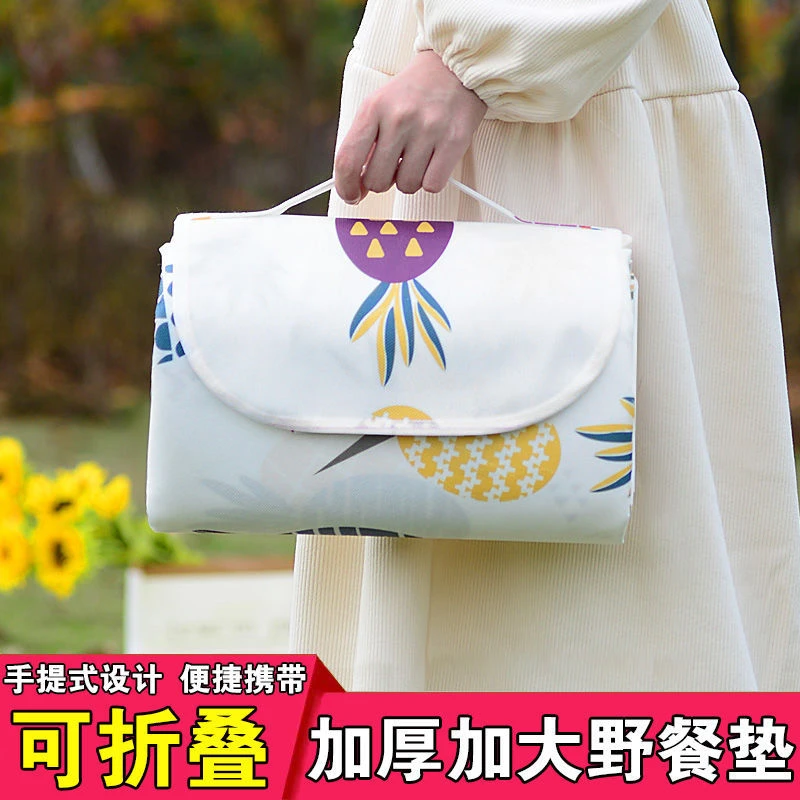 小扬哥】户外用品可折叠野餐垫防潮沙滩帐篷加厚垫子多功能便携春