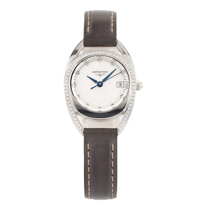 99新 Longines/浪琴 骑士女表/全套/贝母满钻/表径26/公价24800