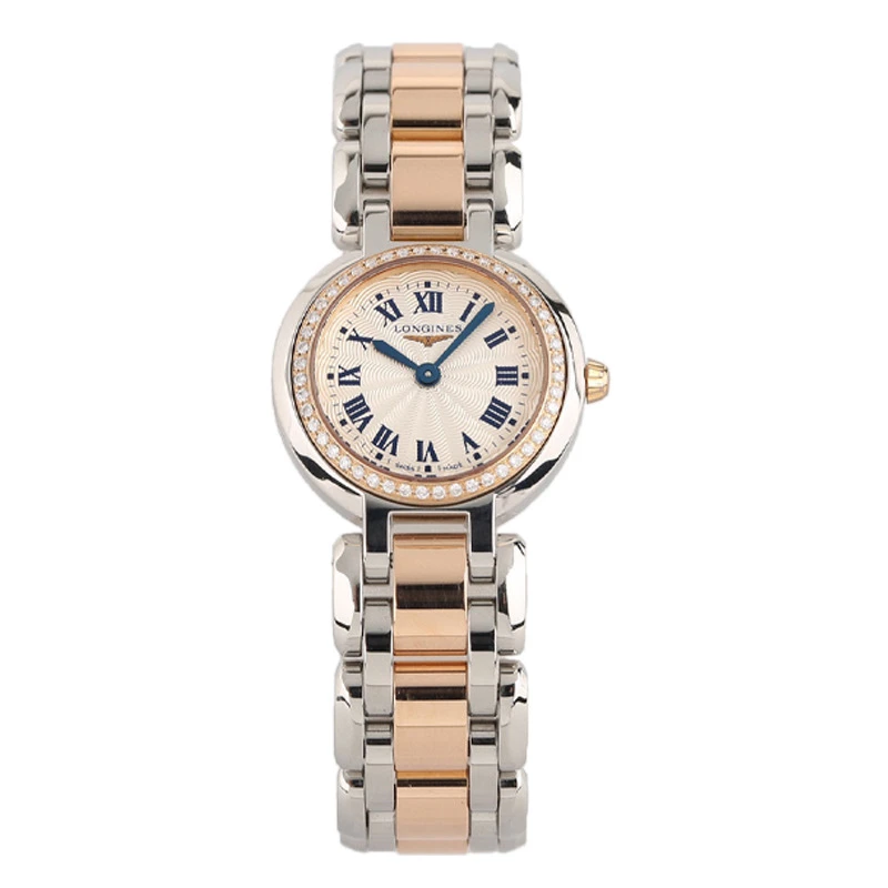 99新 Longines/浪琴 心月109/全套/玫瑰金钻/表径23mm/公价30800