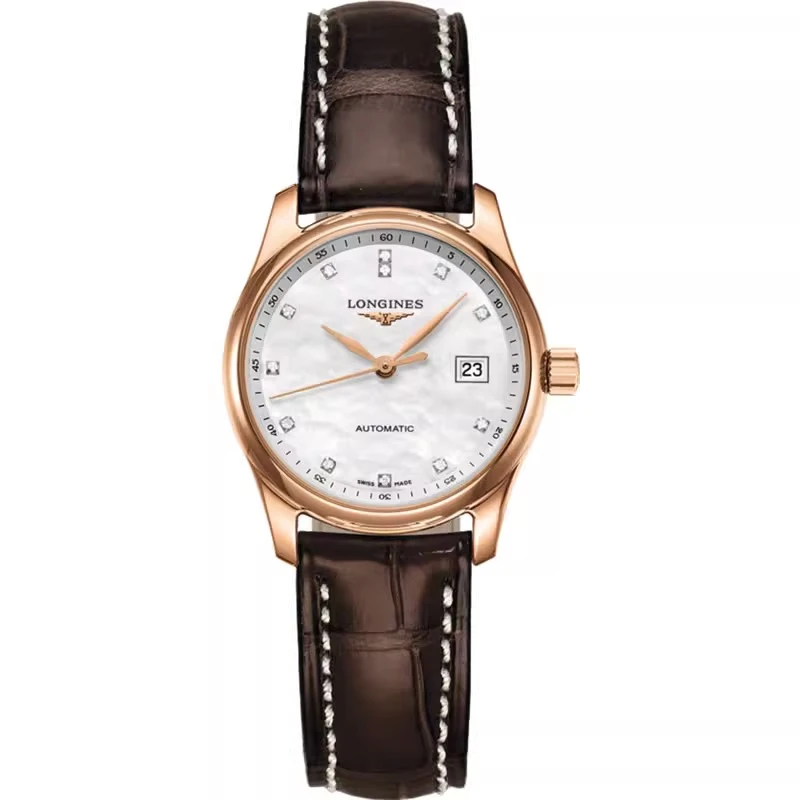 99新 Longines/浪琴 名匠257/全套/18K金贝母/表径29mm/公价46900