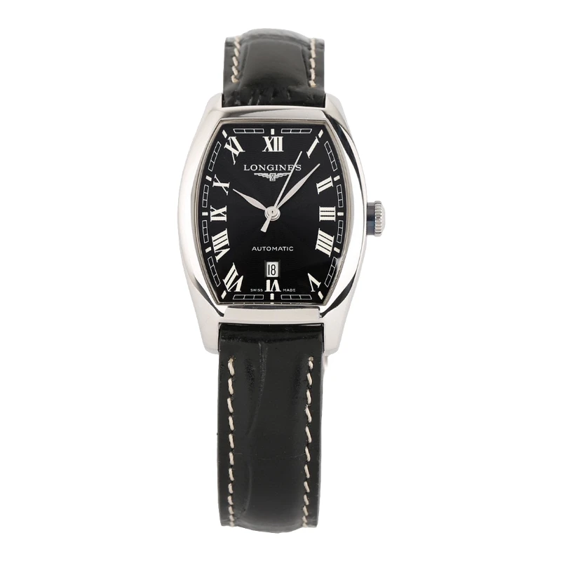 99新 Longines/浪琴 典藏酒桶/黑盘罗马/表径26-30.6/公价18200