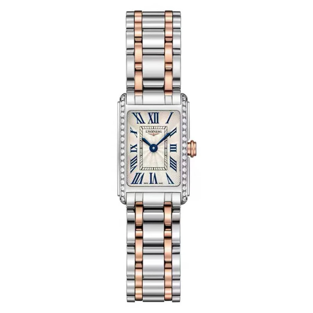 99新 Longines/浪琴 维纳小版/全套镶钻/表径17.7-27/公价23600