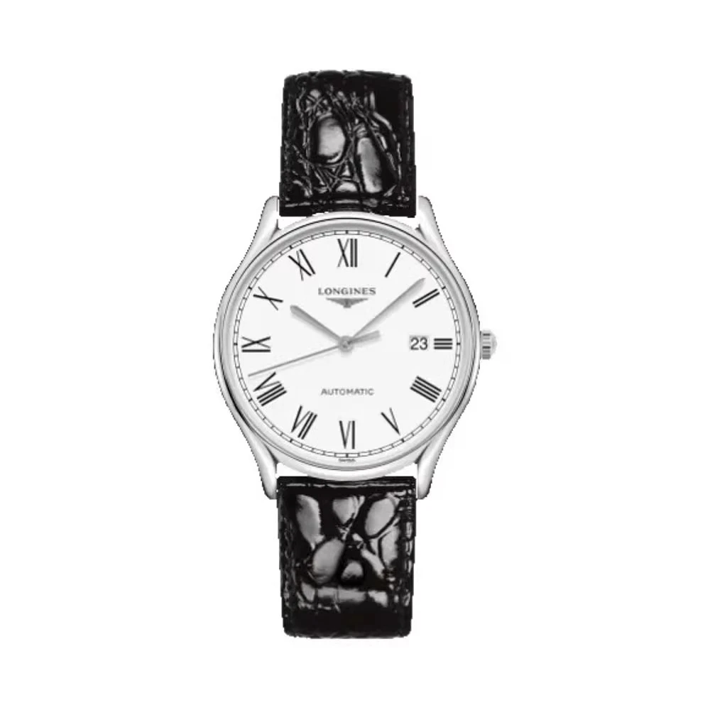 99新 Longines/浪琴 律雅960/全套/白盘罗马/表径38.5//公价11900