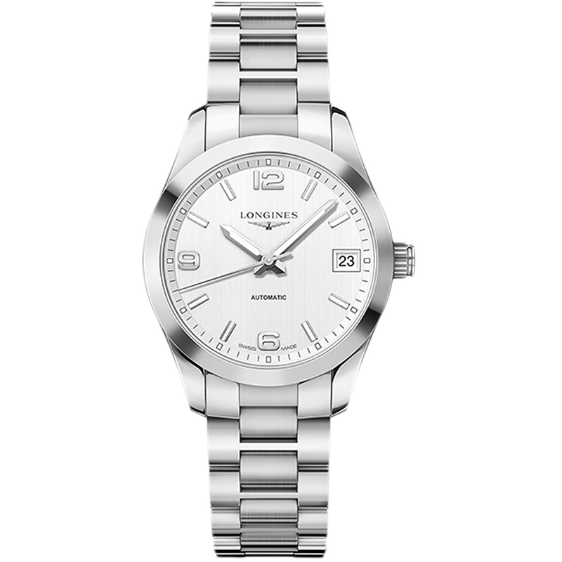 95新 Longines/浪琴 康铂385/全套/白盘数字/表径34mm/公价16300