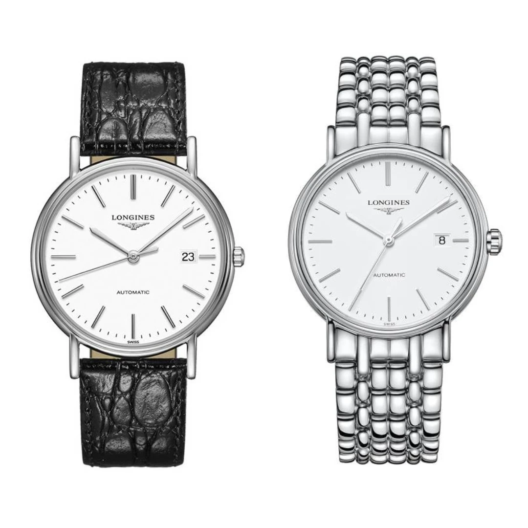 99新 Longines/浪琴 瑰丽922/全套/白盘条丁/表径40mm/男士腕表