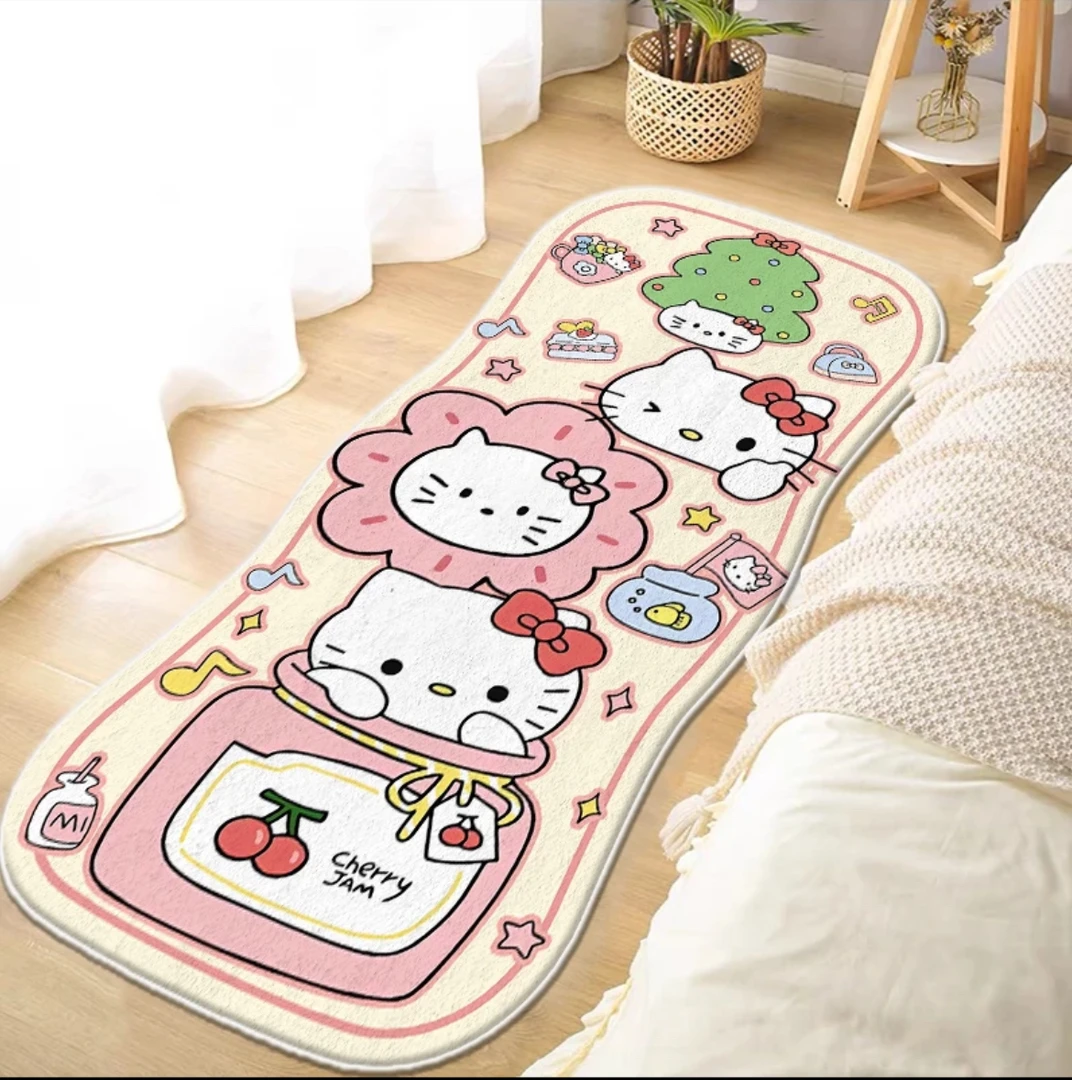 《猫咪仔》水晶绒家用大门口入户门玄关卧室防滑耐磨耐用地毯地垫