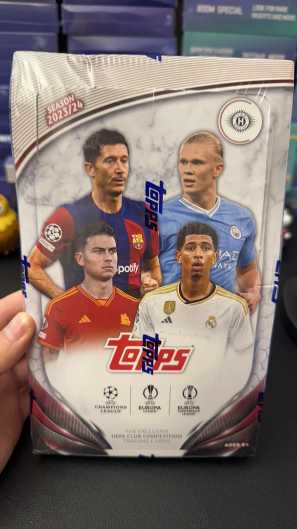 88两包 2023-24 topps ucc 足球 hobby 盲盒 单盒