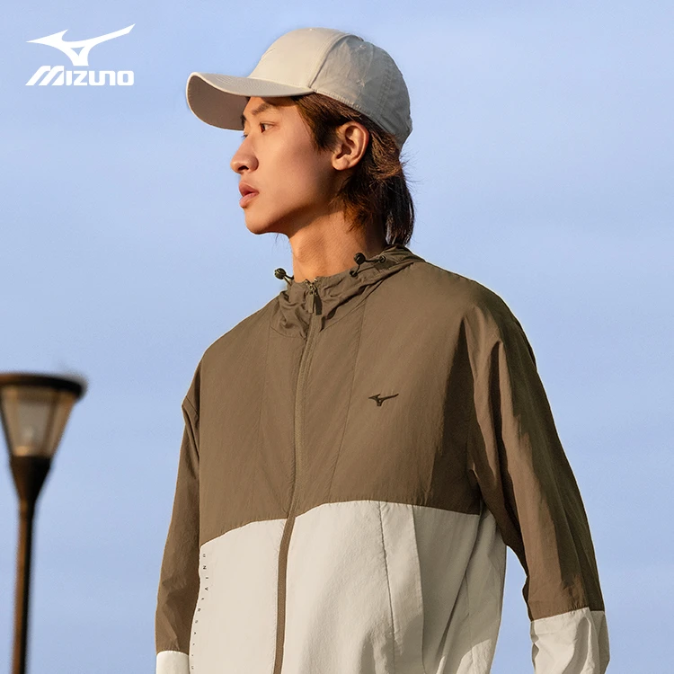 Mizuno美津浓风感波粒春夏新防晒衣运动梭织夹克K2CE41E1