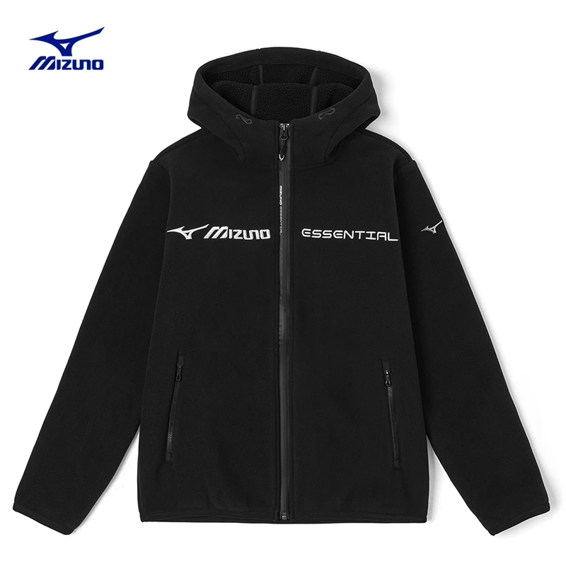 Mizuno美津浓男女款双面摇粒绒ESSENTIAL城市休闲外套K2CC26A1