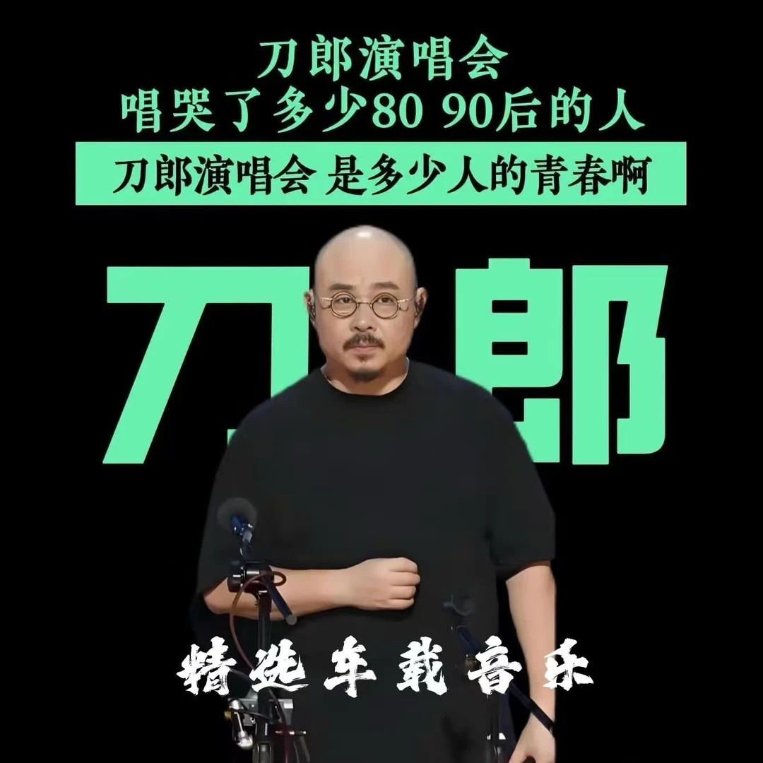 刀郎2024全新歌曲合集演唱会现场车载无损U盘火爆歌曲车载音乐USB