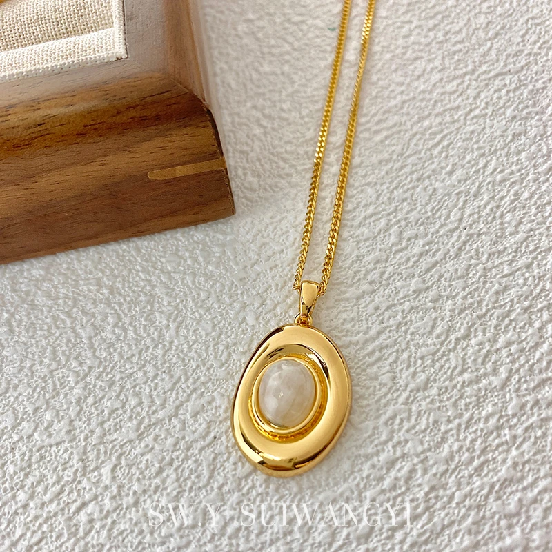 铜合金合成锆石项链 预定专拍链接