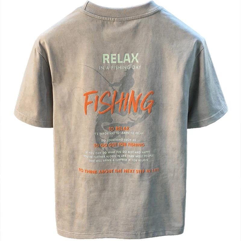 美式宽松短袖T恤男重磅潮流印花夏季上衣休闲韩版帅气ins半袖港风