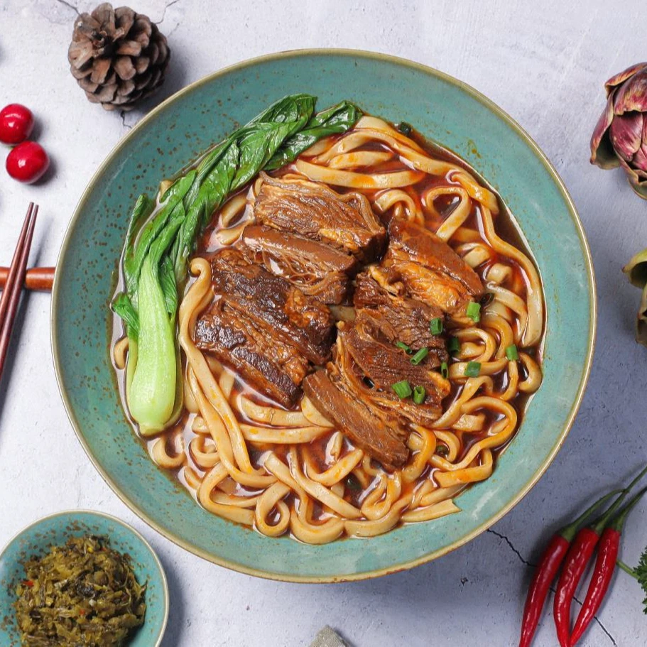 【红烧牛肉汤】台式红烧牛腩粉面汤料料理包加热速食方便冷冻可商用
