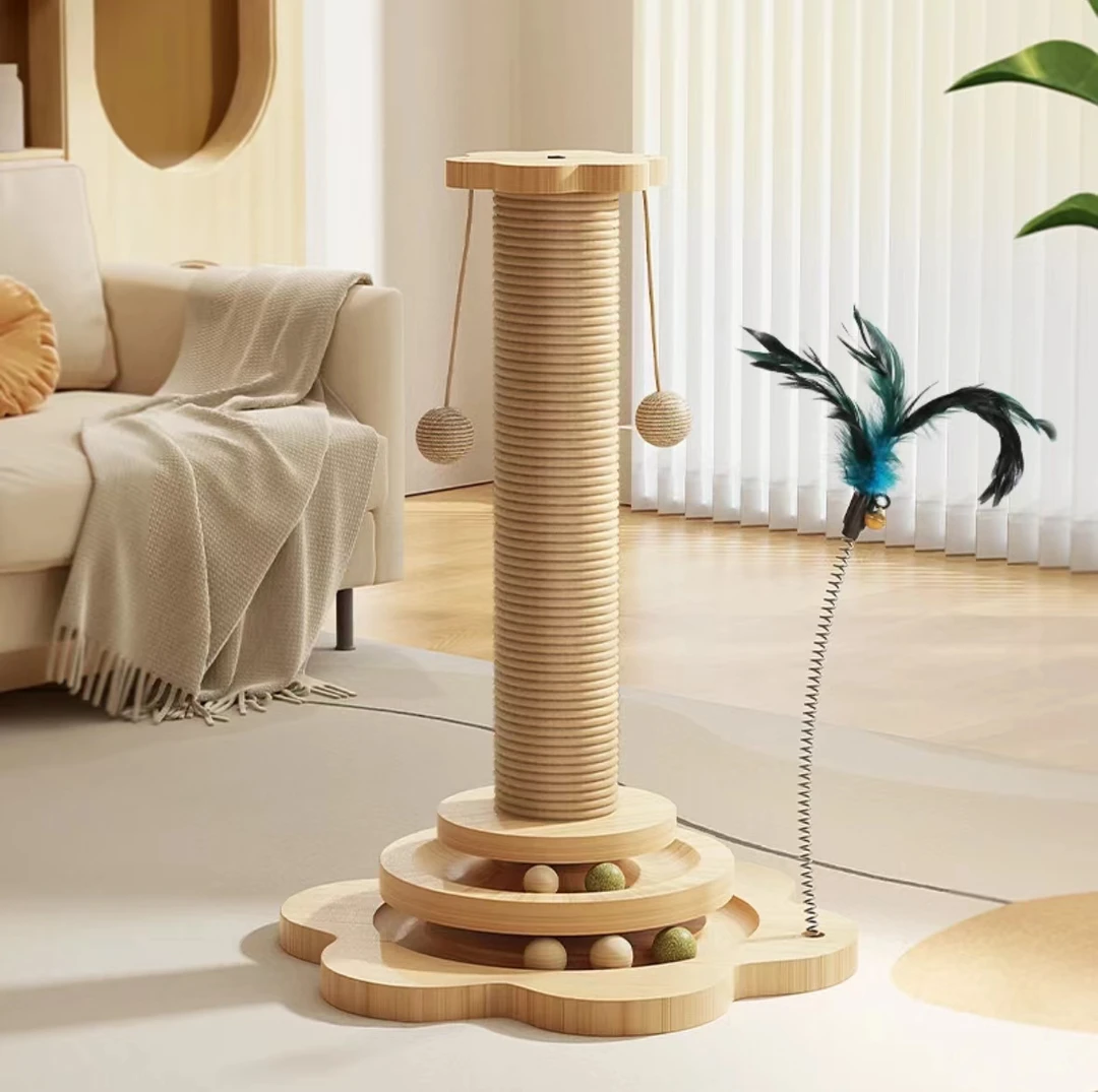 【精品剑麻猫爬架】多功能猫抓板猫爪柱耐磨防抓沙发解闷自嗨耐用