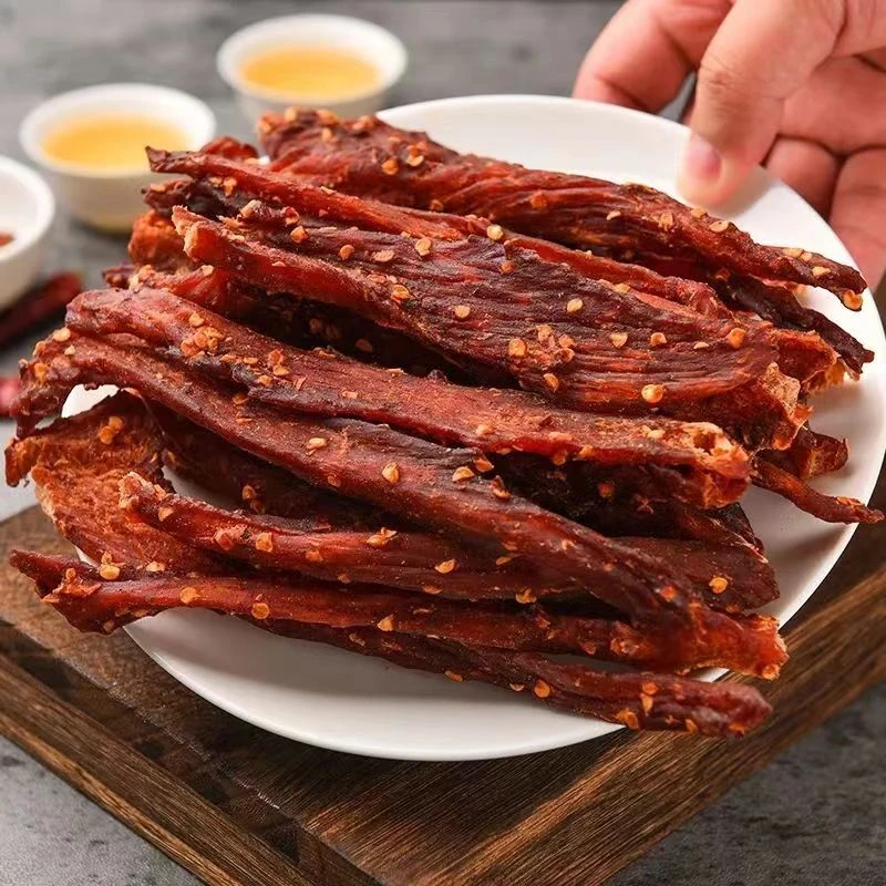 【2罐】风干鸡胸肉干条高蛋白低解馋吃健身耐嚼肉香秘制
