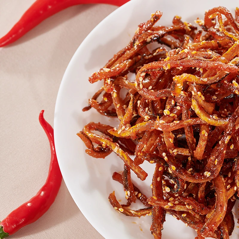 【到手1包】广西北海香辣鳗鱼丝小鱼干小鱼仔休闲食品即食