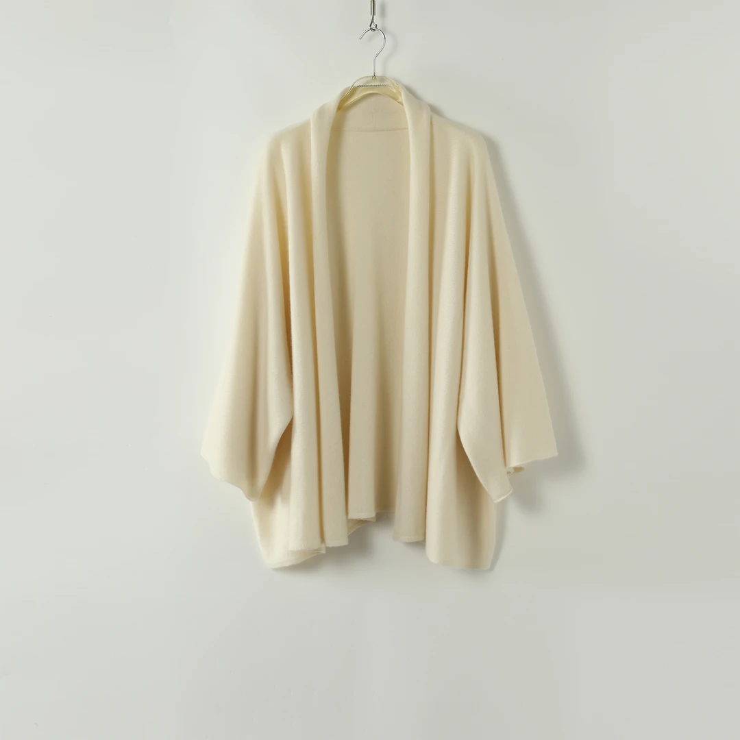 AP洛哥43173SK【1OO羊绒】宽松简约廓形大版纯色百搭针织开衫