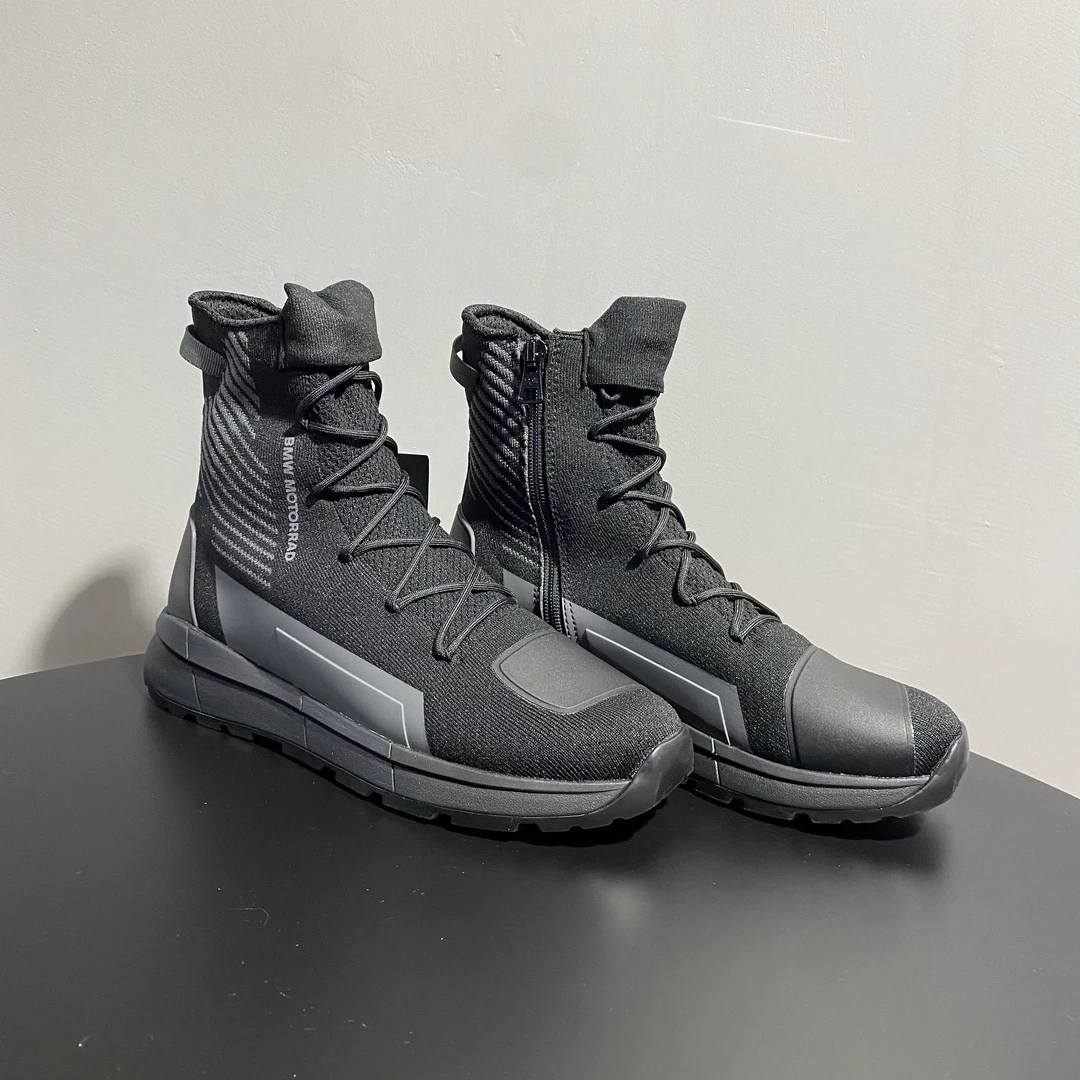 BMW/宝马轻网运动骑行靴SneaKer KnitLite 板鞋 黑灰