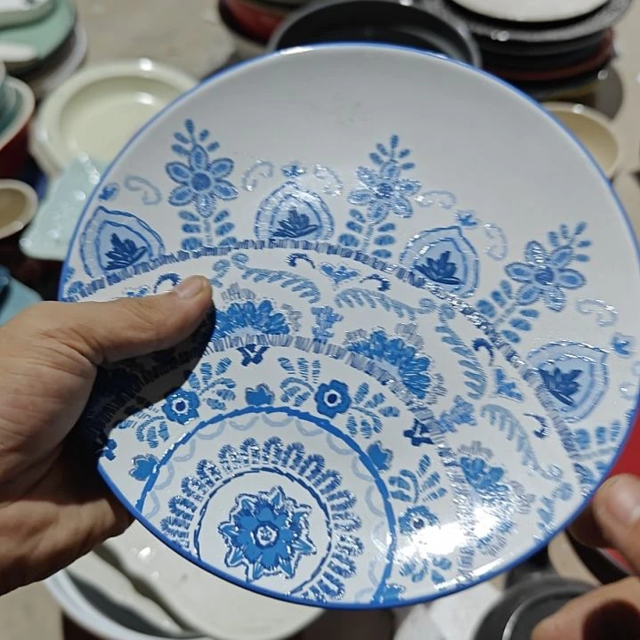 盘陶瓷杯，碗，盘，微瑕