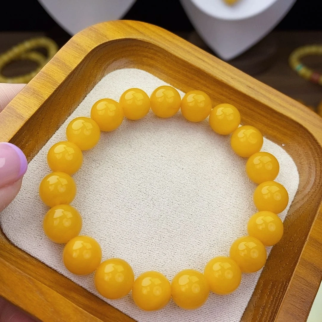 【闪购商品】蜜蜡手串未镶嵌时尚