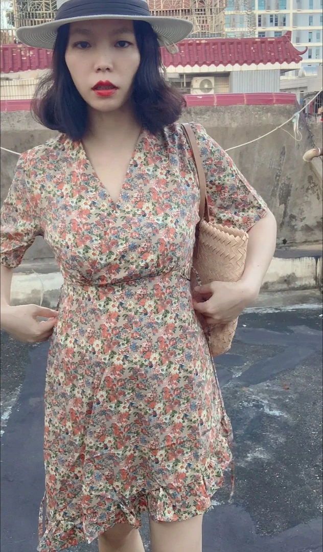 No.2号 时尚夏季连衣裙法式慵懒风穿搭