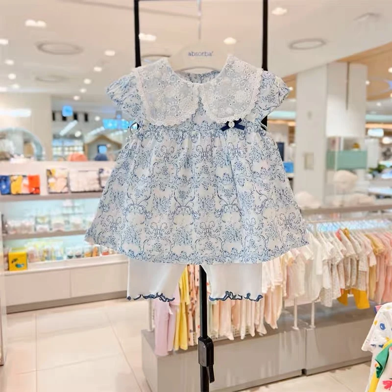 24017【纯原】韩单爱之宝青花瓷女宝套装