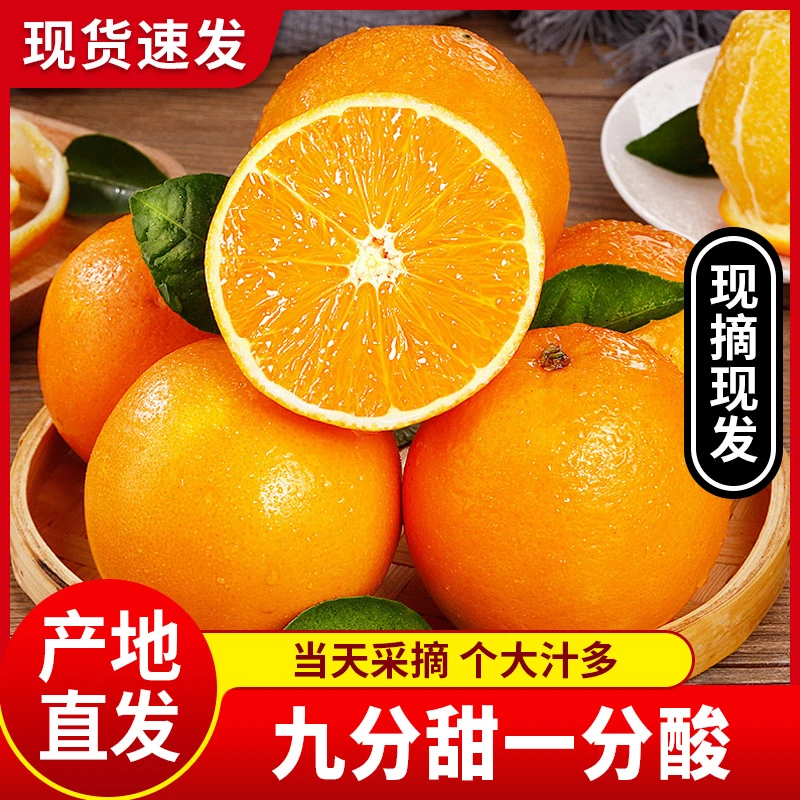 麻阳冰糖橙自然成熟果宝宝孕妇好吃甜蜜柔软九分甜一分酸果园直发
