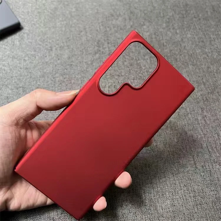 适用于三星S22 Ultra手机壳磨砂防摔高级感纯色轻薄保护套喷油