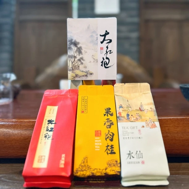 武夷岩茶体验组合茶样水仙肉桂大红袍散装6泡