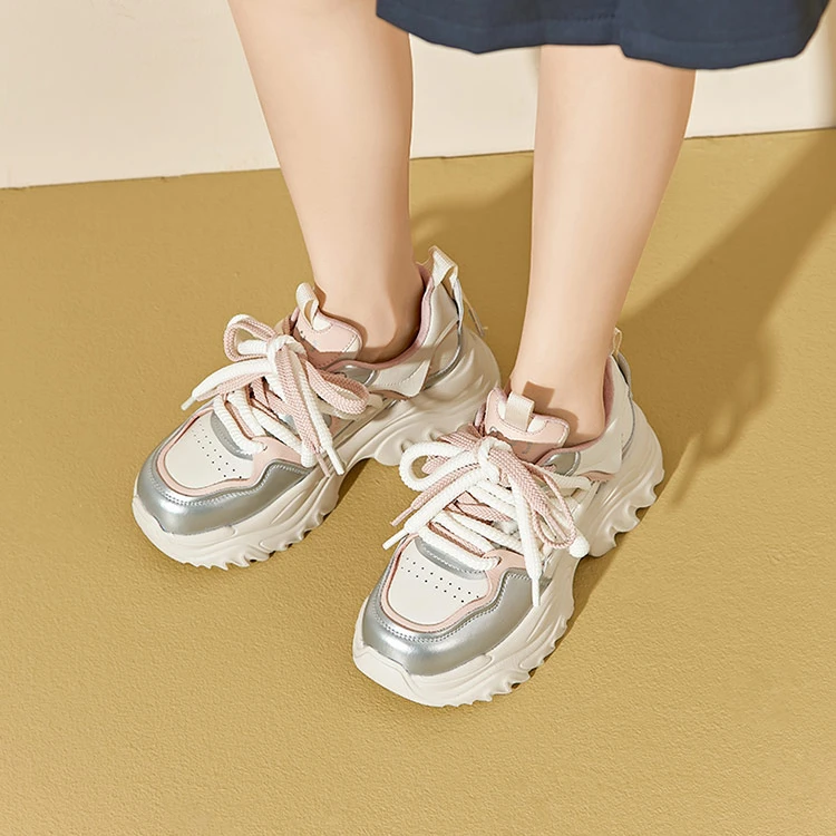 B201-400撤柜女鞋 听主播提示取号下单 休闲老爹鞋