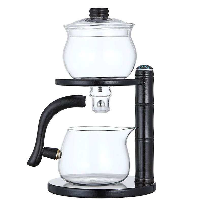 懒人磁吸泡茶器300毫升家用半自动耐热神器商用小型过滤全自动