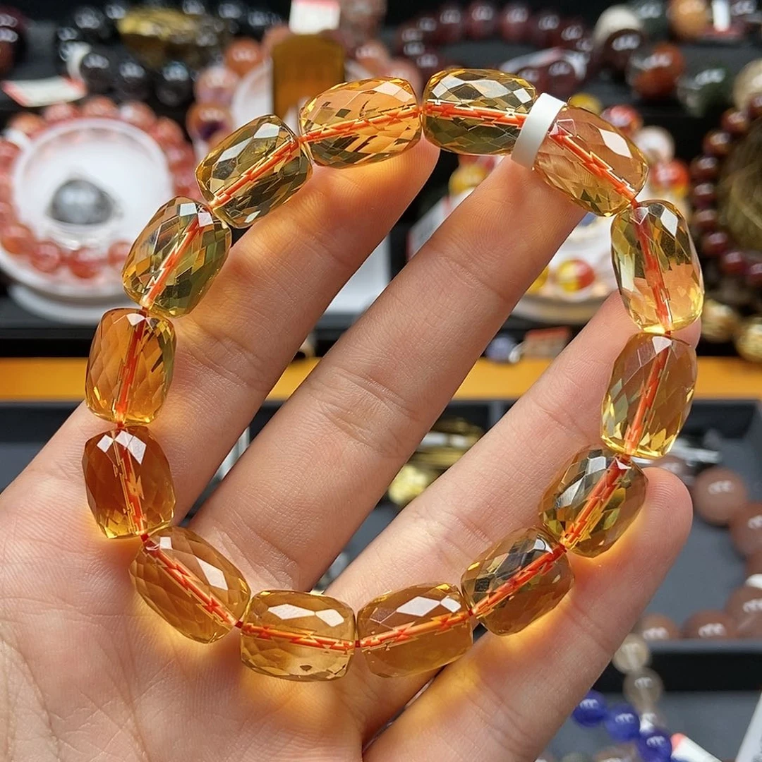 【闪购商品】水晶黄水晶手串未镶嵌