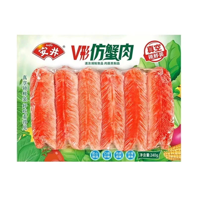Anjoy/安井 锁鲜装V形仿蟹肉
