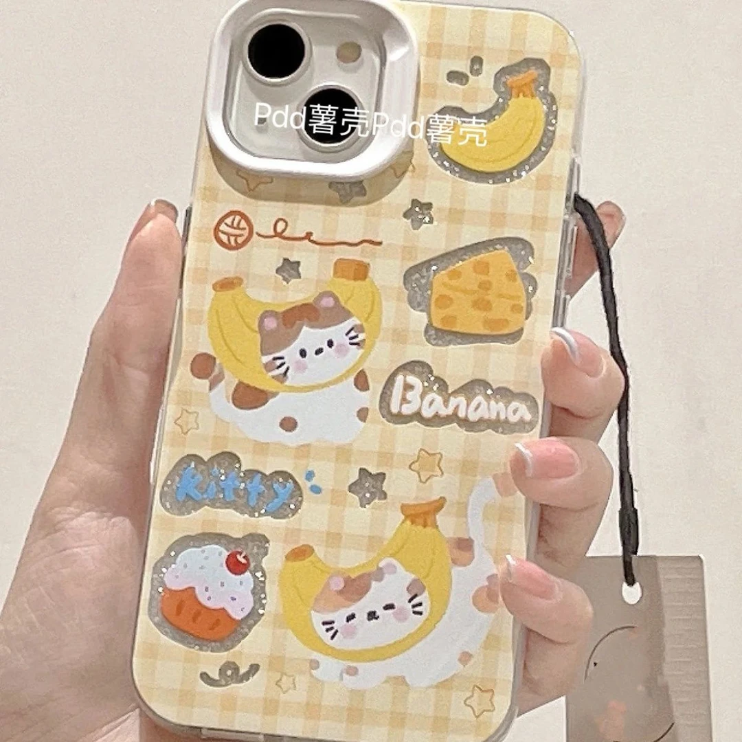 简约ins风透明可爱苹果15/14/13promax手机壳iPhone12软11/xS女款