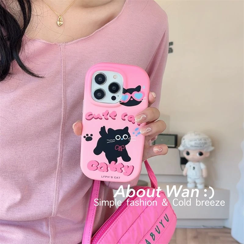 可爱iPhone14promax透明手机壳苹果15/13/12/11全包xr软套xs防摔