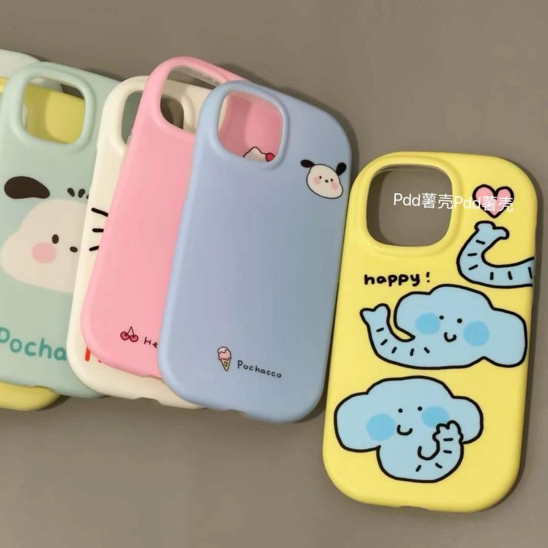 iphone15/14promax手机壳苹果13卡通12/11全包xrxs软壳78plus可爱