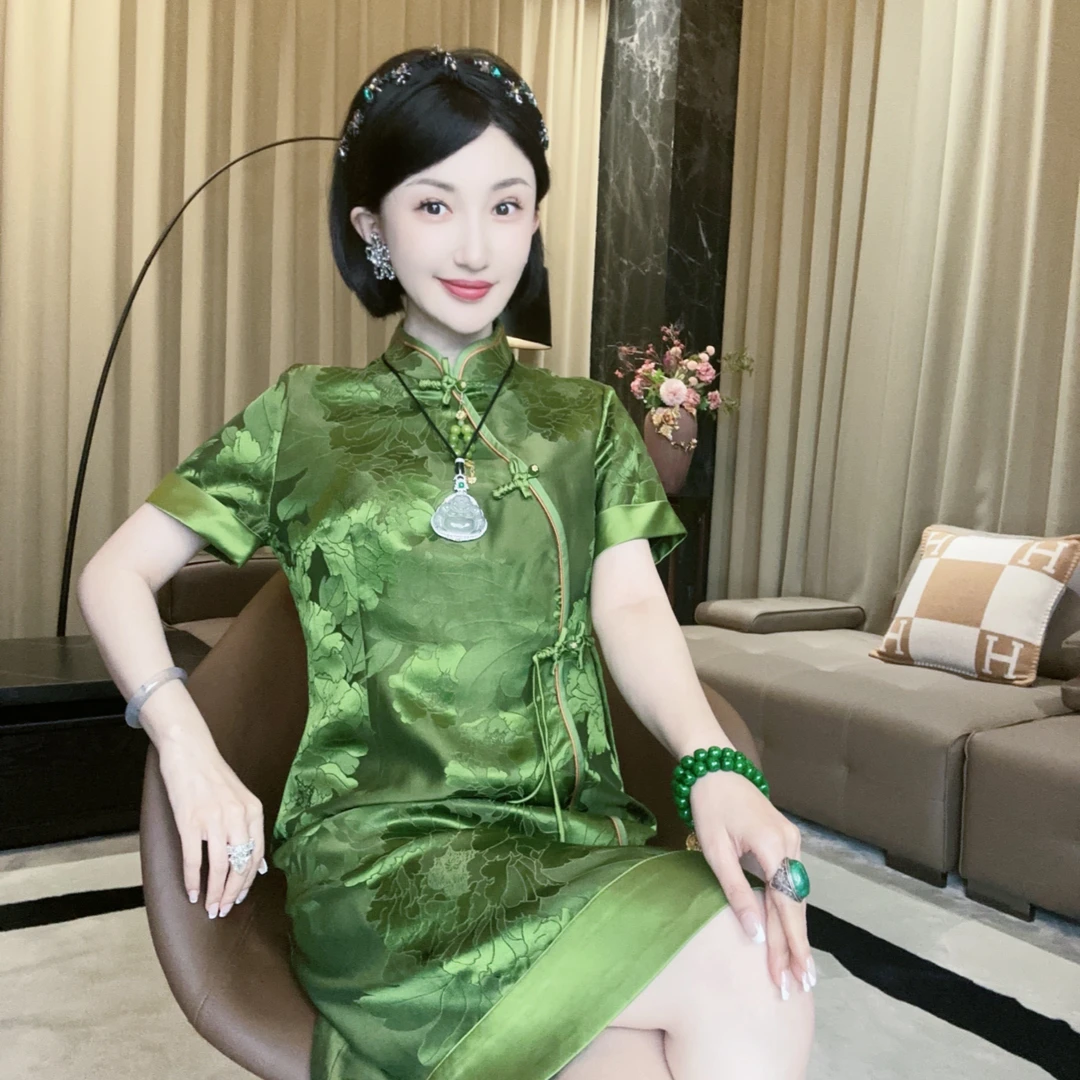 Betty Bairn【风禾尽起-旗袍】新中式国风长裙子24B- BW2078