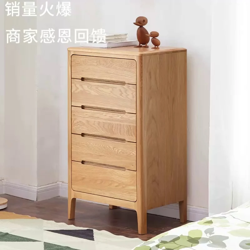 全实木工厂直销斗柜纯北美红橡木斗橱子卧室抽屉柜五斗柜抽屉式