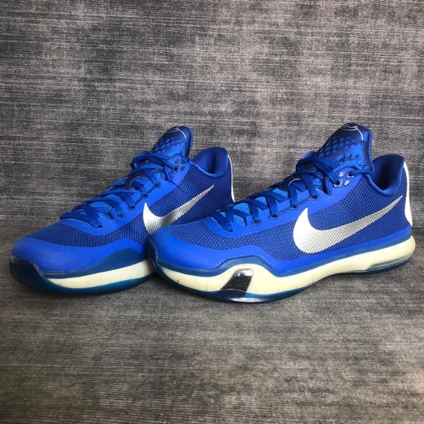 44码/科比10 TB 海外版 皇家蓝 全新 未下地 鞋垫标签在 篮球鞋