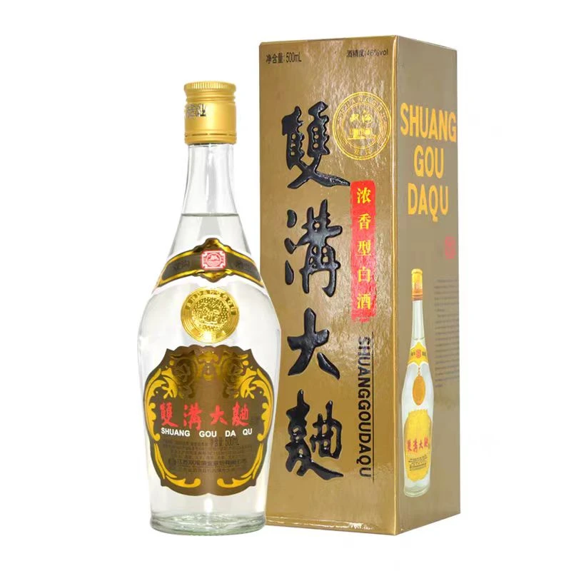 金牌双沟大曲酒46度铝盖浓香型白酒46度500ml