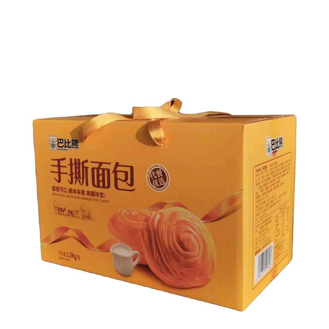 巴比熊手撕面包一整箱1.5KG