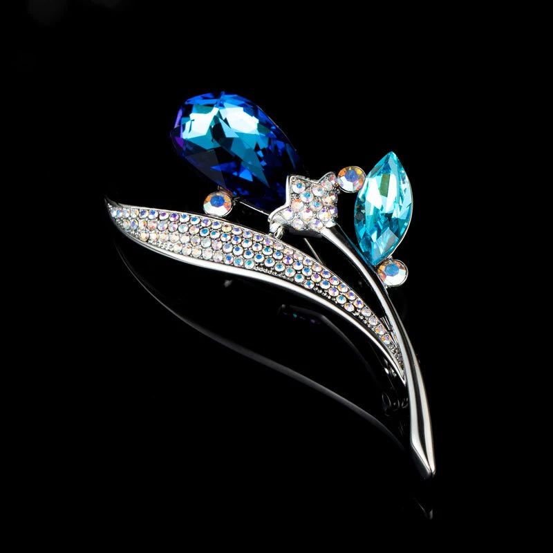 铜合金胸针 胸针小众高档立体花卉别针送礼纪念西装胸花装饰