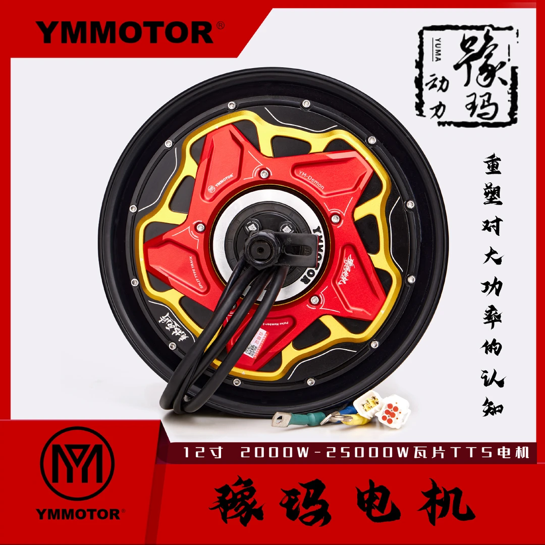 大功率电摩电机12寸竞技版豫玛电机TTS款6代