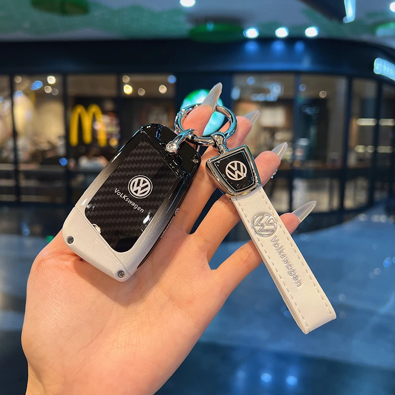 适用于新款大众迈腾330豪华壳款CC钥匙套高级帕萨特保护包扣女男