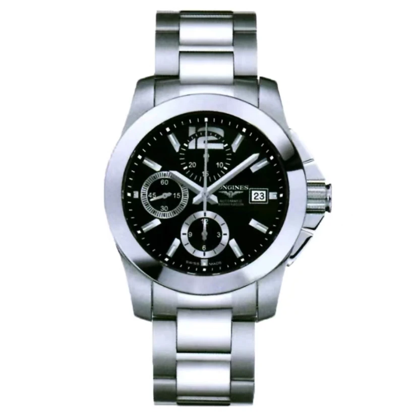 99新 Longines/浪琴 L3.662.4.56.6/三眼康卡斯662/41表径