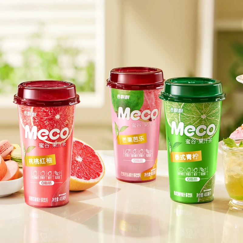 Meco/蜜谷 【散杯装】香飘飘Meco杯装果茶0脂肪即饮茶饮料400ml散杯